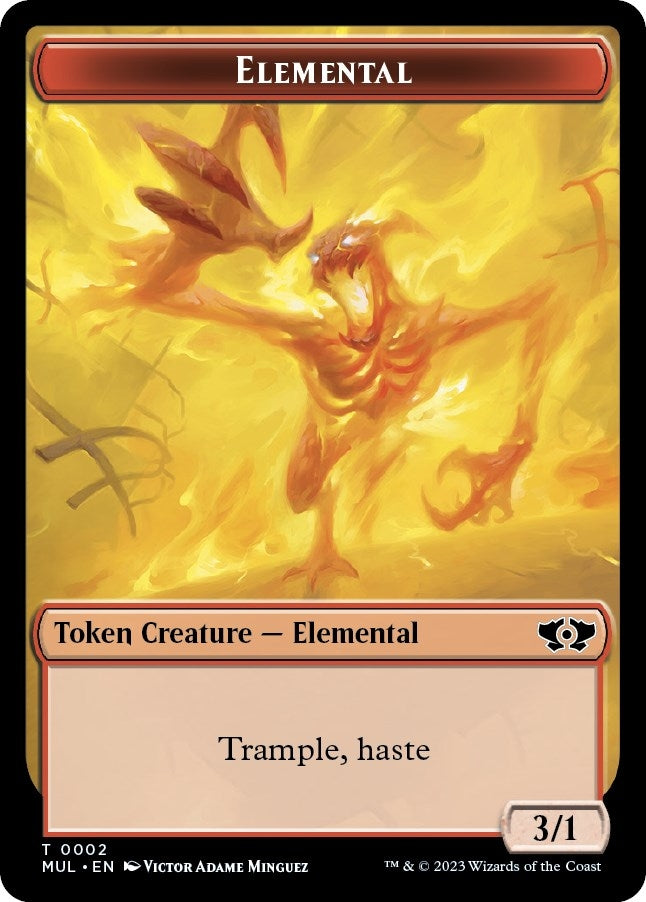 Image for Elemental Token (2) (March of the Machine: Multiverse Legends) - Magic: The Gathering