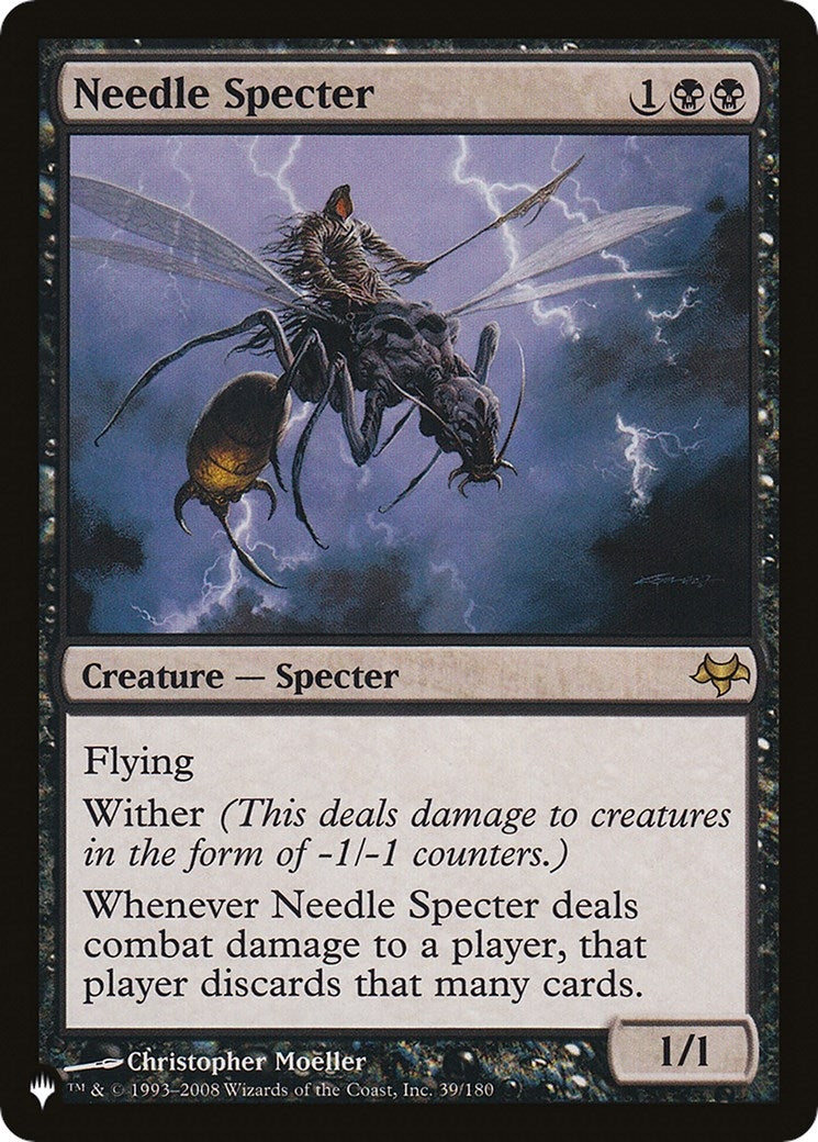 Image for Needle Specter (39/180) (The List Reprints) - Magic: The Gathering