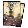 Image for March of the Machine Archangel Elspeth Standard Deck Protector sleeves for Magic (100-pack) - Card Sleeves