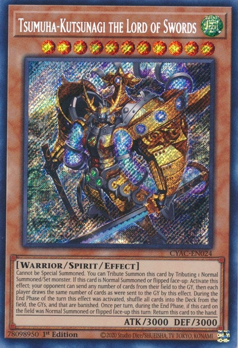 Image for Tsumuha-Kutsunagi the Lord of Swords (CYAC-EN024) (CYAC) - YuGiOh