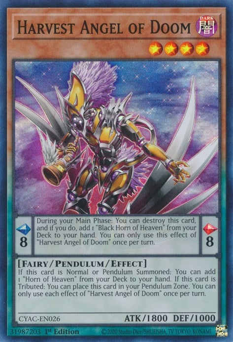 Image for Harvest Angel of Doom (CYAC-EN026) (CYAC) - YuGiOh