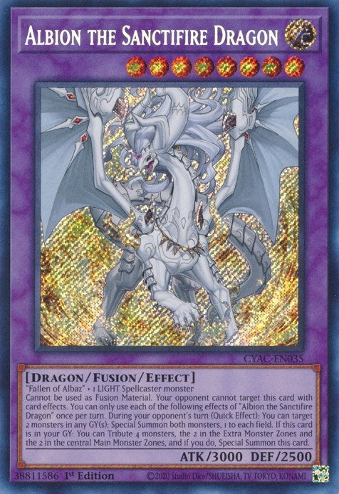 Image for Albion the Sanctifire Dragon (CYAC-EN035) (CYAC) - YuGiOh