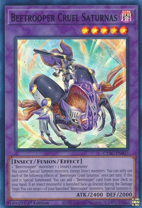 Image for Beetrooper Cruel Saturnas (CYAC-EN037) (CYAC) - YuGiOh