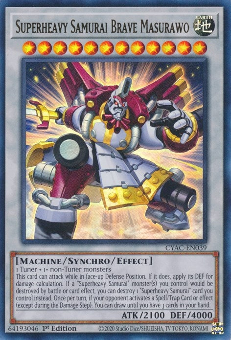 Image for Superheavy Samurai Brave Masurawo (CYAC-EN039) (CYAC) - YuGiOh