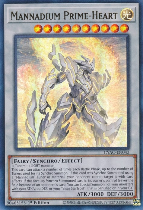 Image for Mannadium Prime-Heart (CYAC-EN043) (CYAC) - YuGiOh