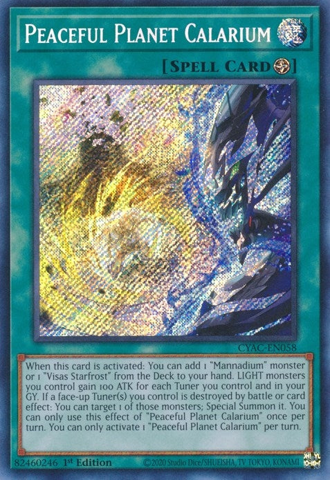 Image for Peaceful Planet Calarium (CYAC-EN058) (CYAC) - YuGiOh