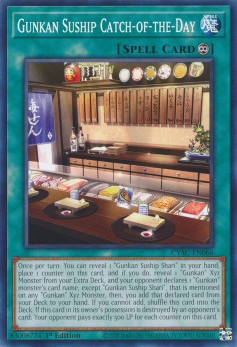 Image for Gunkan Suship Catch-of-the-Day (CYAC-EN066) (CYAC) - YuGiOh