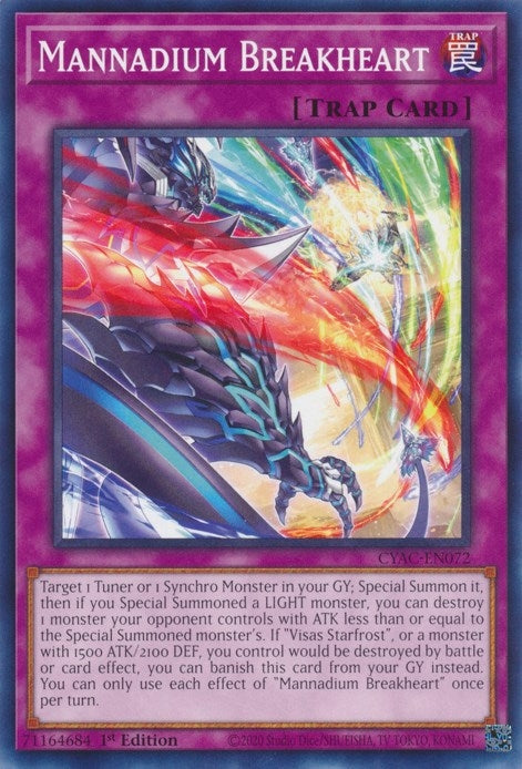 Image for Mannadium Breakheart (CYAC-EN072) (CYAC) - YuGiOh