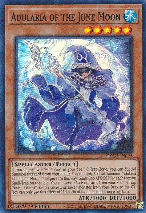 Image for Adularia of the June Moon (CYAC-EN095) (CYAC) - YuGiOh