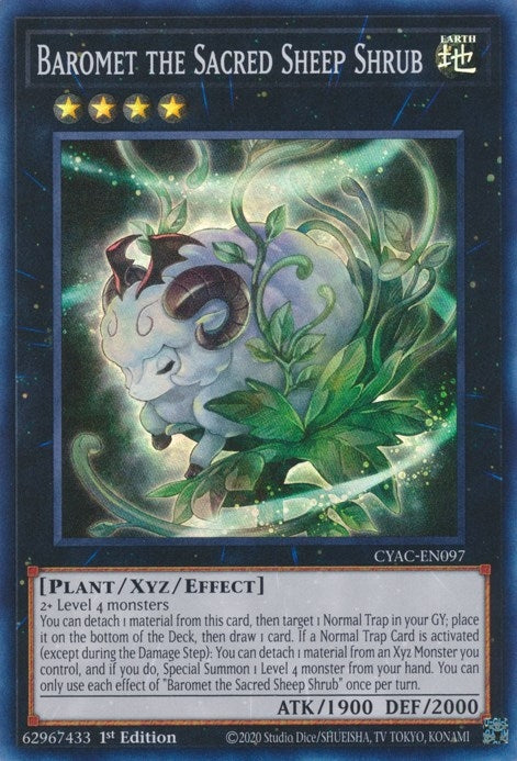 Image for Baromet the Sacred Sheep Shrub (CYAC-EN097) (CYAC) - YuGiOh
