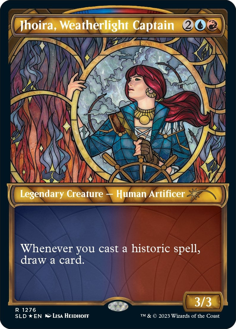 Image for Jhoira, Weatherlight Captain (Halo Foil) (1276) (Secret Lair Drop Series) - Magic: The Gathering