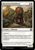 Image for Harnessed Snubhorn (3) (March of the Machine: The Aftermath) - Magic: The Gathering