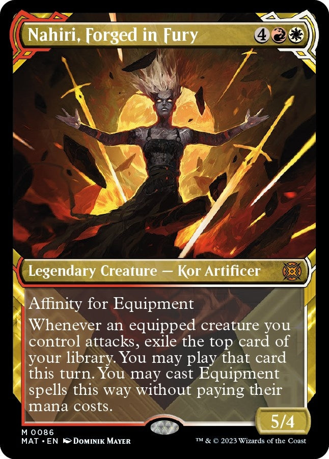 Image for Nahiri, Forged in Fury (Showcase) (86) (March of the Machine: The Aftermath) - Magic: The Gathering