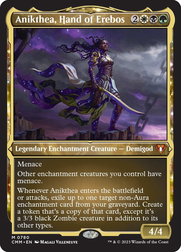 Image for Anikthea, Hand of Erebos (Display Commander) (Foil Etched) - Thick Stock (780) (Commander Masters) - Magic: The Gathering