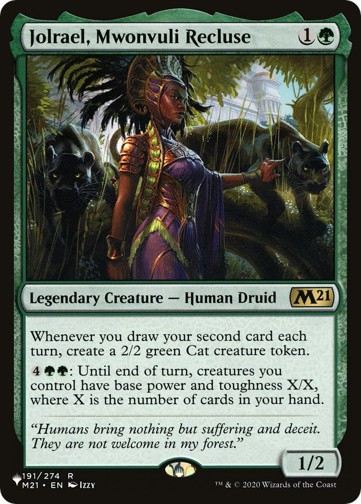 Image for Jolrael, Mwonvuli Recluse (191) (The List Reprints) - Magic: The Gathering