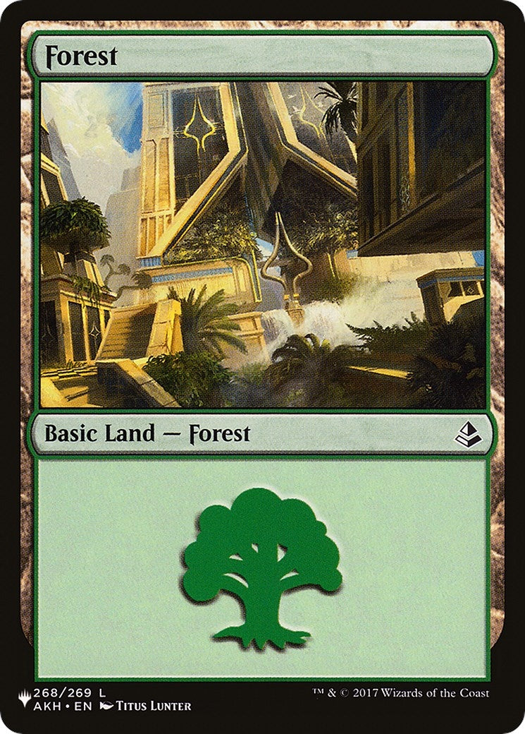 Image for Forest (268) (268) (The List Reprints) - Magic: The Gathering