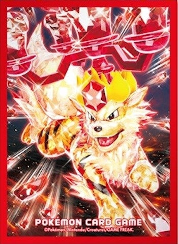 Image for Pokemon TCG: Pokemon Center Japan Exclusive Card Sleeves - Terastal Arcanine (64-Pack) - Card Sleeves