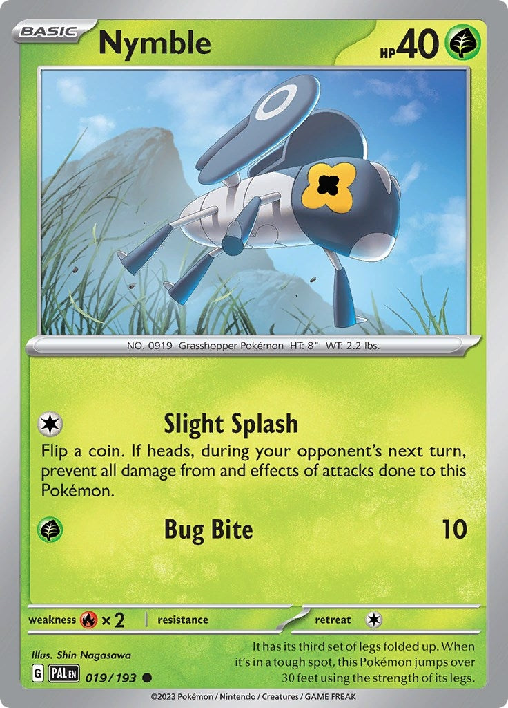 Image for Nymble (019/193) (PAL) - Pokemon