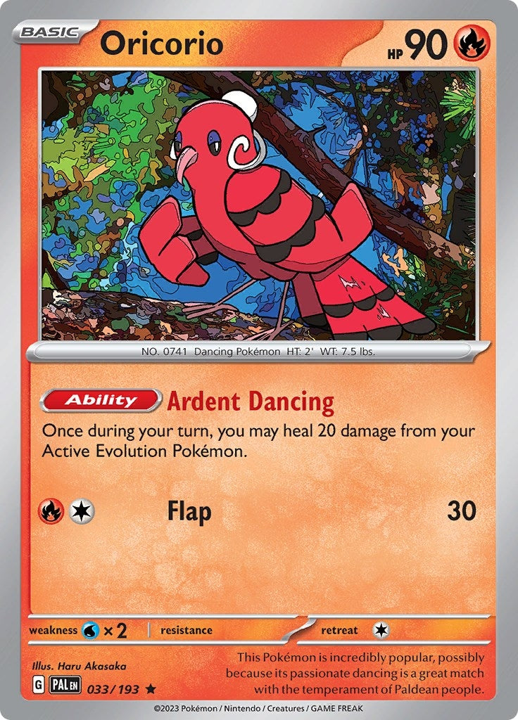 Image for Oricorio (033/193) (PAL) - Pokemon