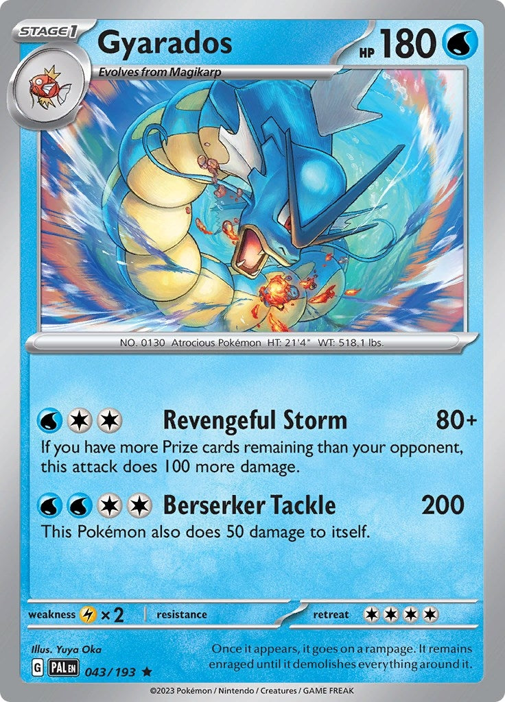Image for Gyarados (043/193) (PAL) - Pokemon