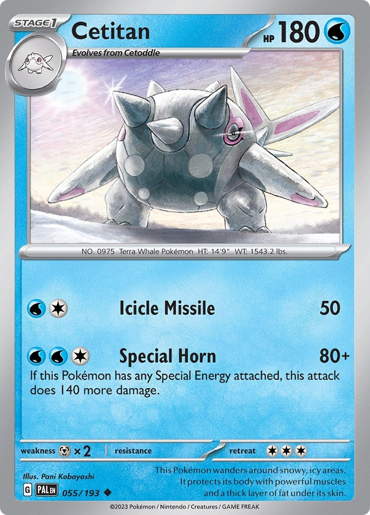 Image for Cetitan (055/193) (PAL) - Pokemon
