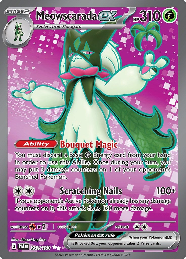 Image for Meowscarada ex (231/193) (PAL) - Pokemon