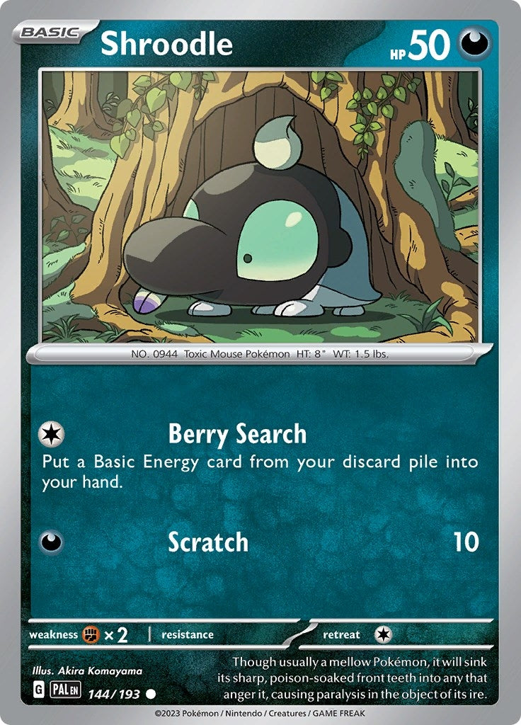 Image for Shroodle (144/193) (PAL) - Pokemon