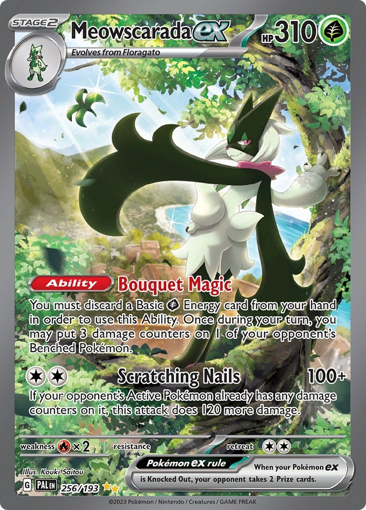 Image for Meowscarada ex (256/193) (PAL) - Pokemon