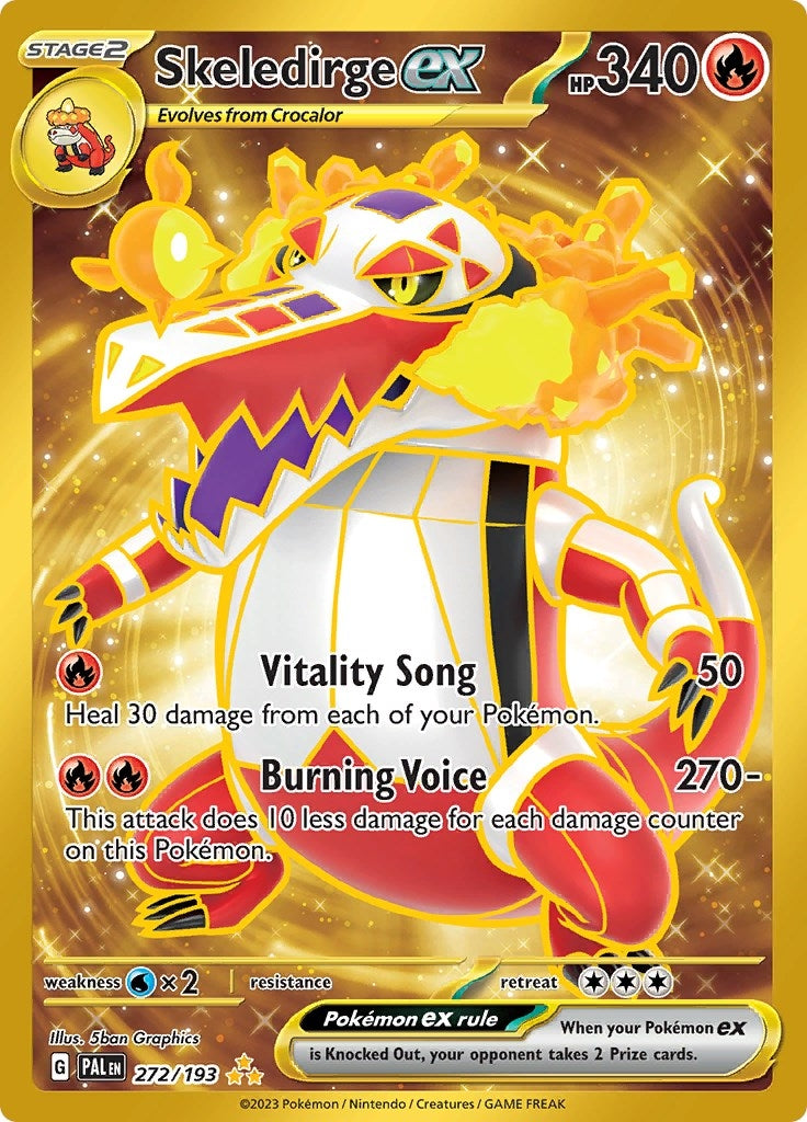 Image for Skeledirge ex (272/193) (PAL) - Pokemon