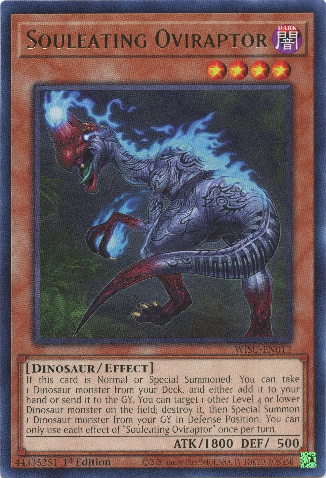 Image for Souleating Oviraptor (WISU-EN012) (WISU) - YuGiOh