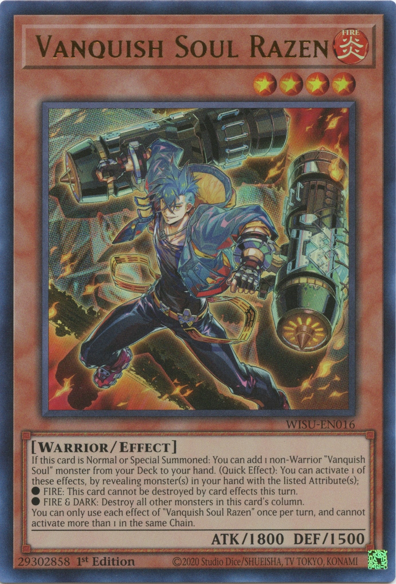 Image for Vanquish Soul Razen (WISU-EN016) (WISU) - YuGiOh