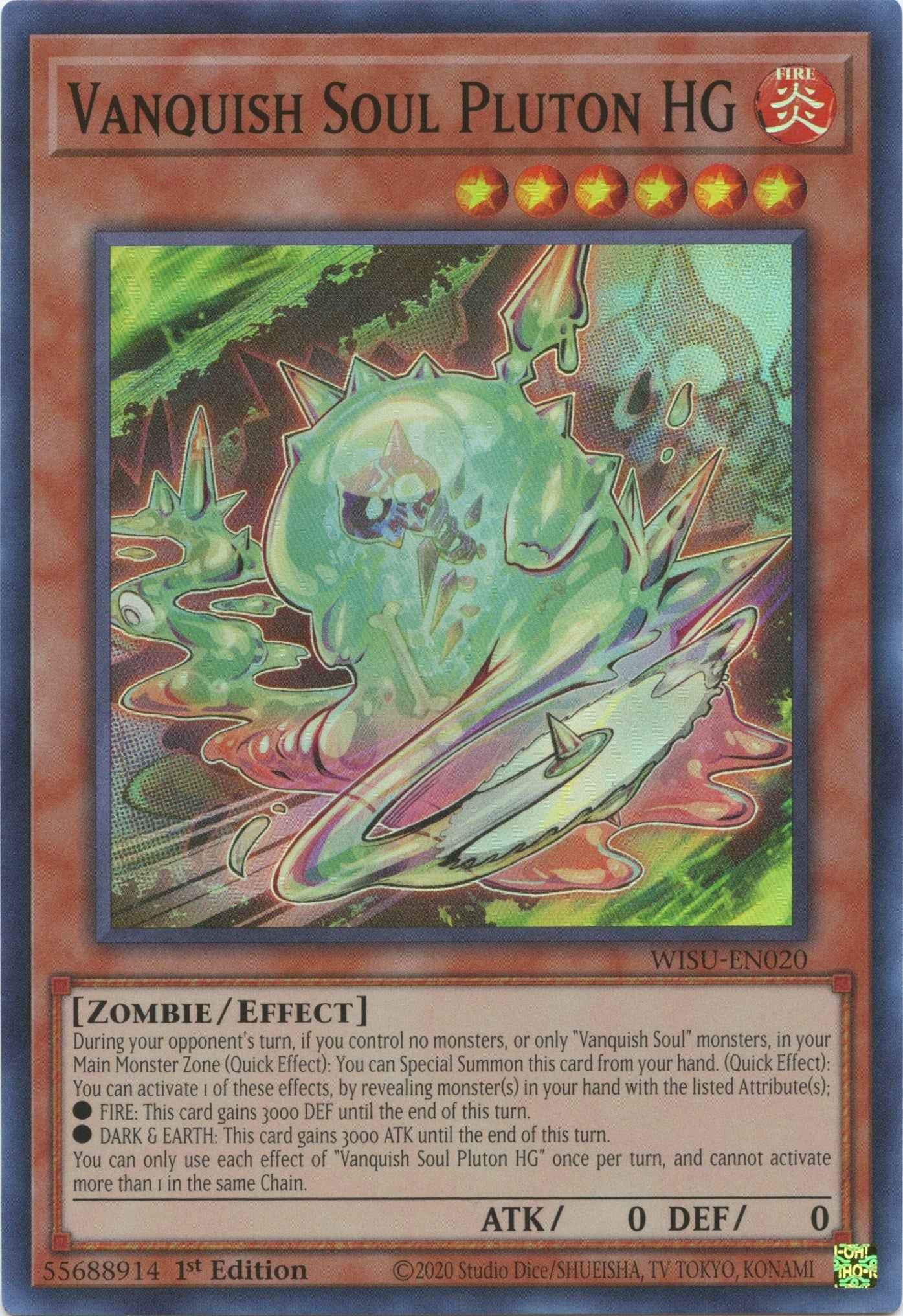 Image for Vanquish Soul Pluton HG (WISU-EN020) (WISU) - YuGiOh