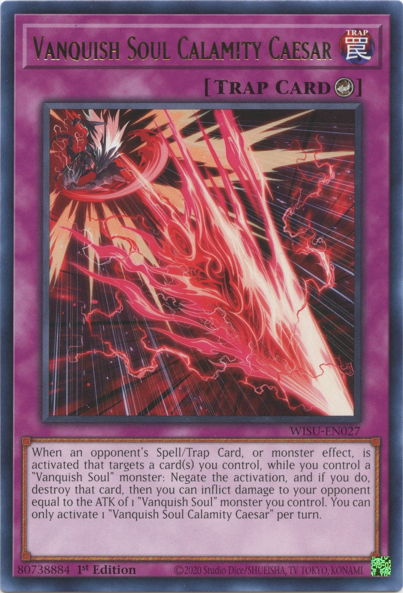 Image for Vanquish Soul Calamity Caesar (WISU-EN027) (WISU) - YuGiOh