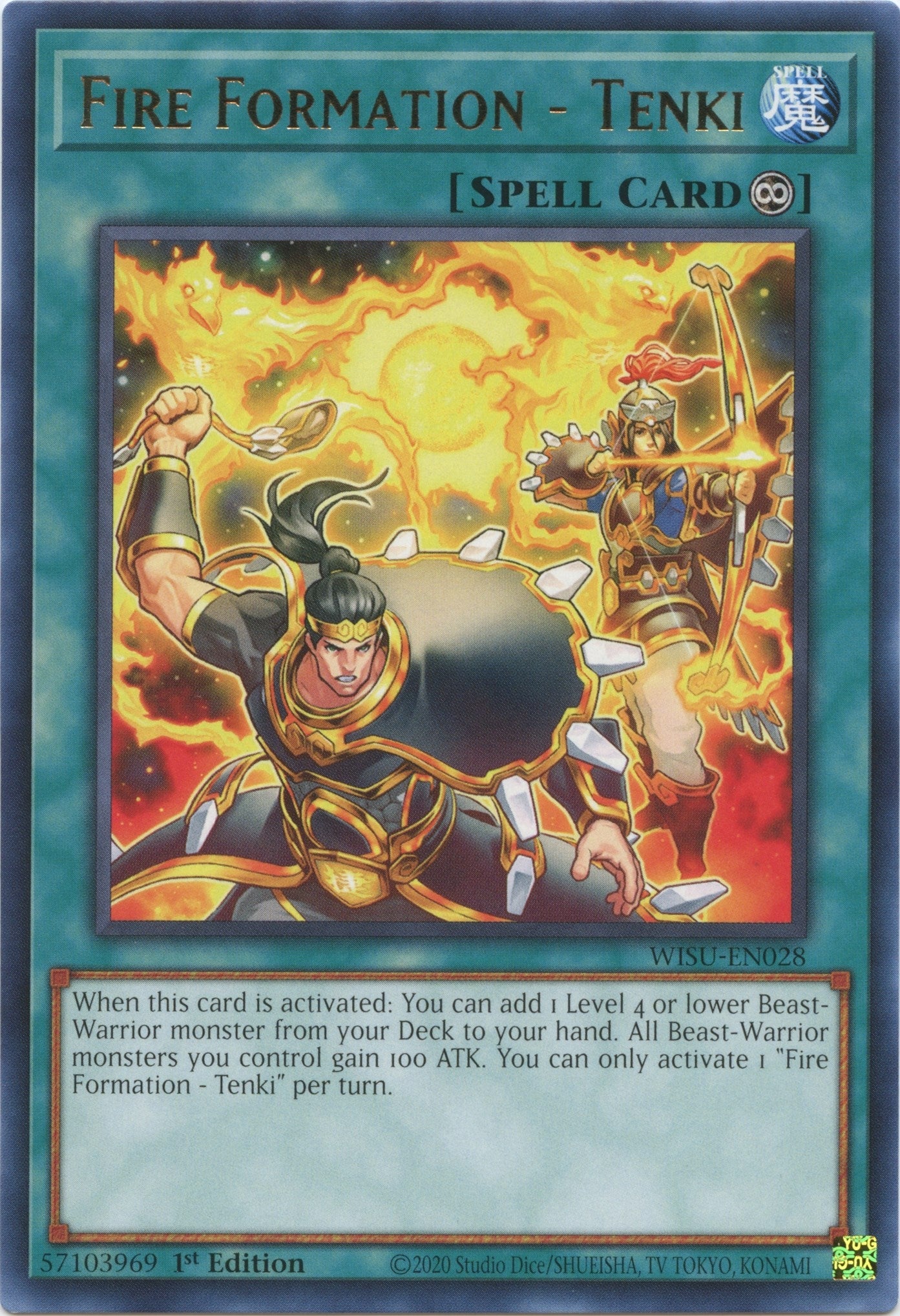 Image for Fire Formation - Tenki (WISU-EN028) (WISU) - YuGiOh