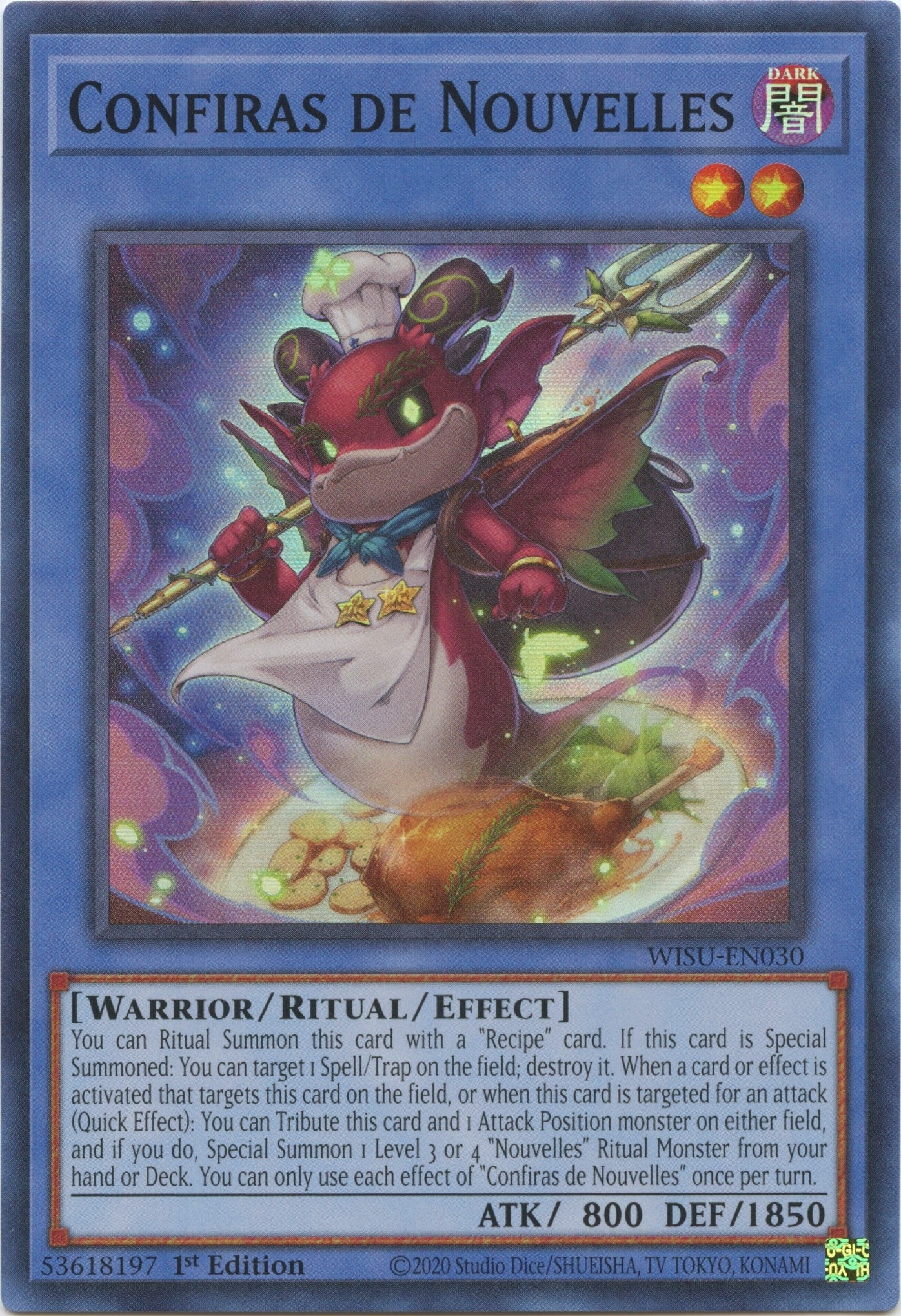 Image for Confiras de Nouvelles (WISU-EN030) (WISU) - YuGiOh