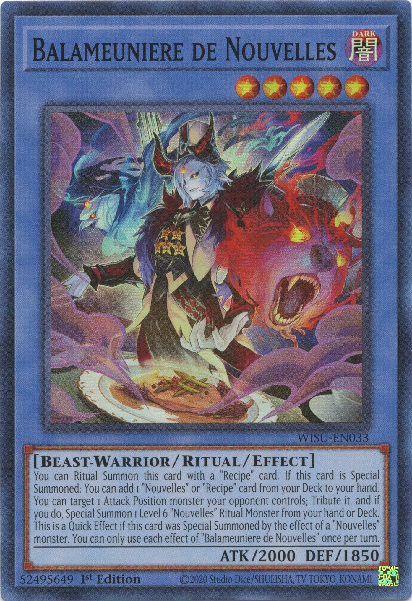 Image for Balameuniere de Nouvelles (WISU-EN033) (WISU) - YuGiOh