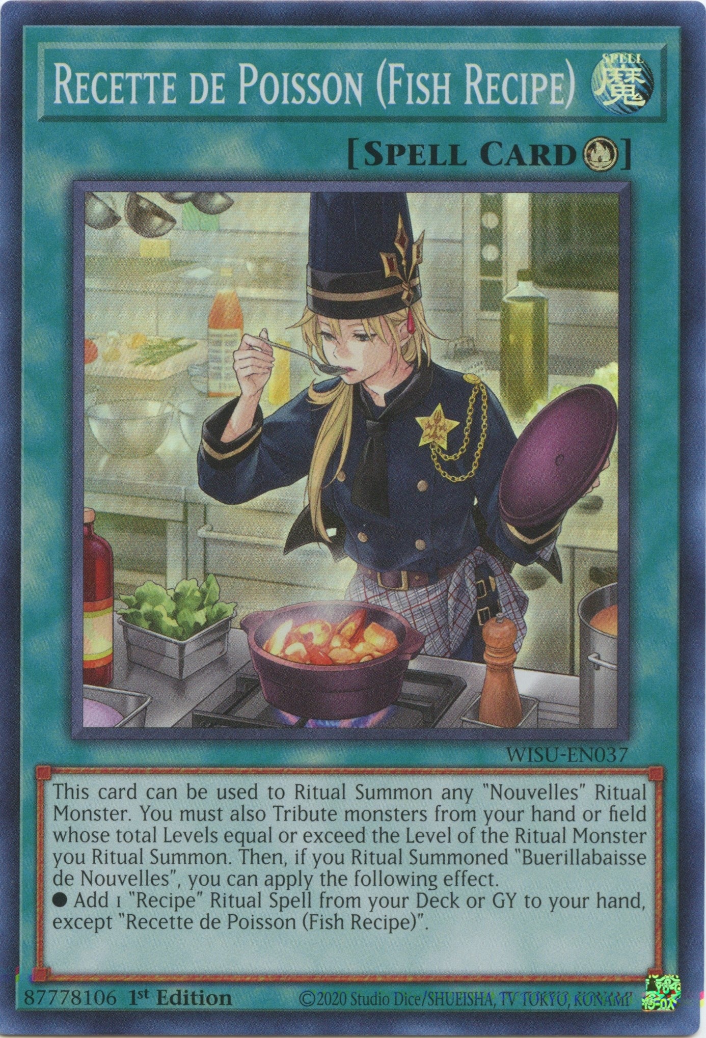 Image for Recette de Poisson (Fish Recipe) (WISU-EN037) (WISU) - YuGiOh