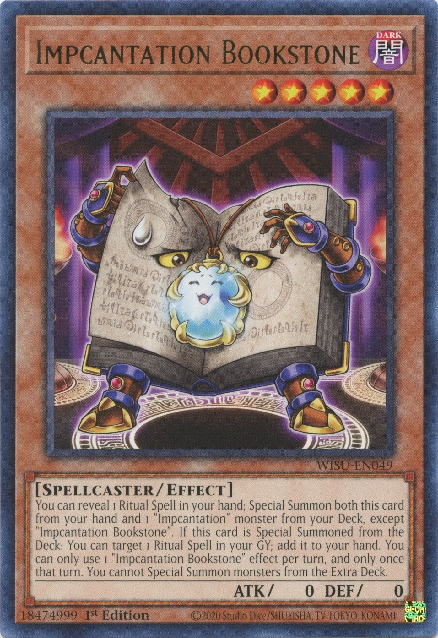 Image for Impcantation Bookstone (WISU-EN049) (WISU) - YuGiOh