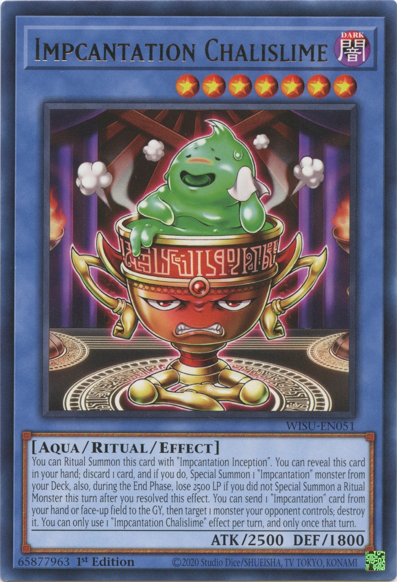 Image for Impcantation Chalislime (WISU-EN051) (WISU) - YuGiOh