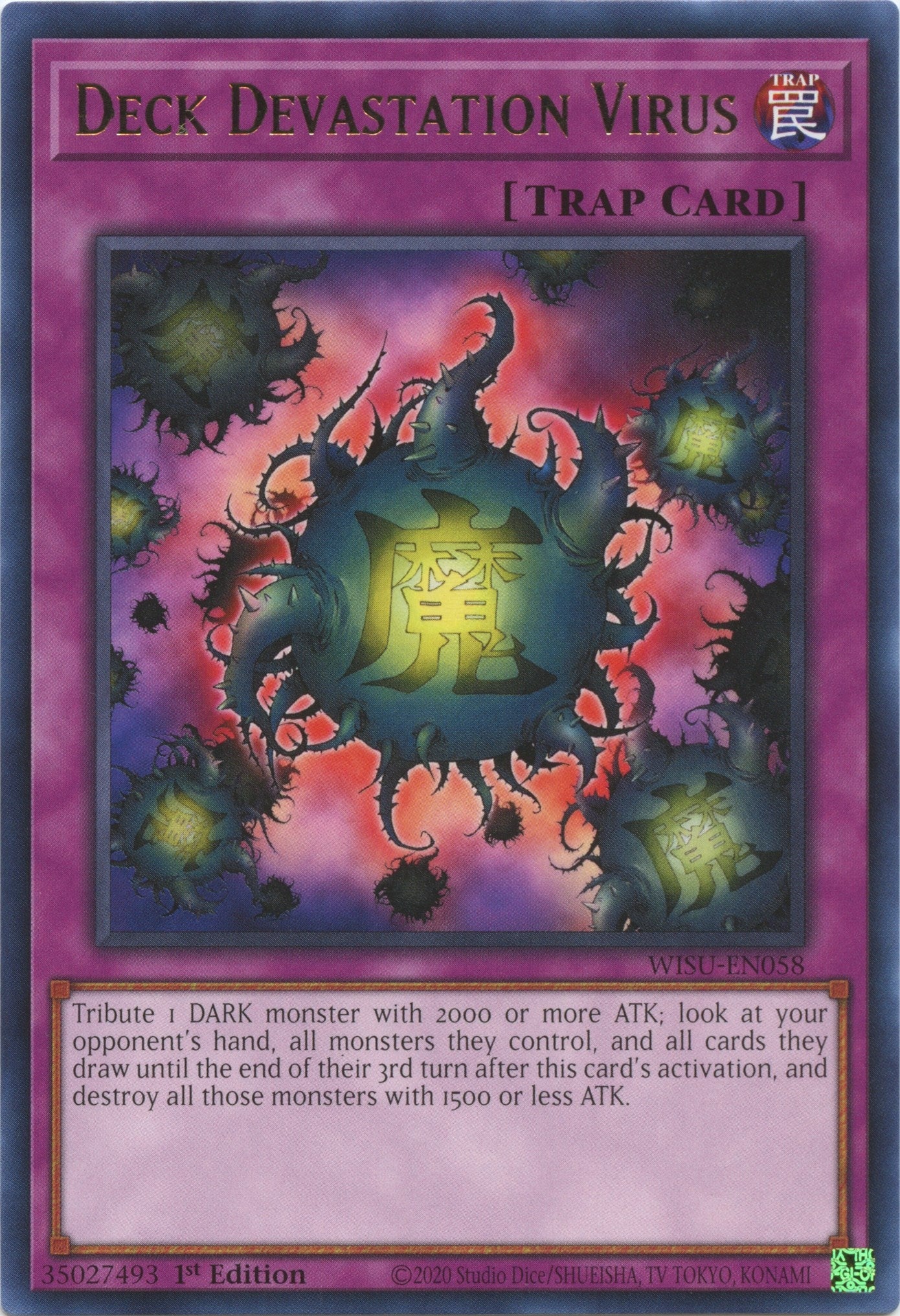 Image for Deck Devastation Virus (WISU-EN058) (WISU) - YuGiOh