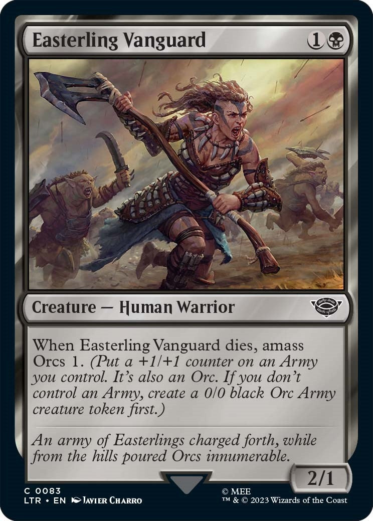 Image for Easterling Vanguard (83) (Universes Beyond: The Lord of the Rings: Tales of Middle-earth) - Magic: The Gathering