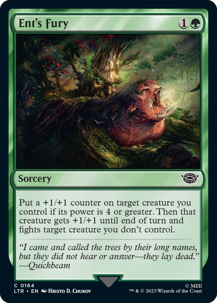 Image for Ent's Fury (164) (Universes Beyond: The Lord of the Rings: Tales of Middle-earth) - Magic: The Gathering