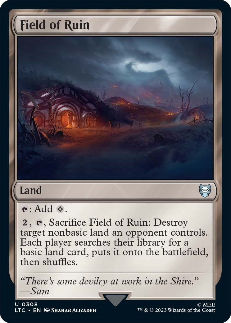 Image for Field of Ruin (308) (The Lord of the Rings: Tales of Middle-earth) - Magic: The Gathering