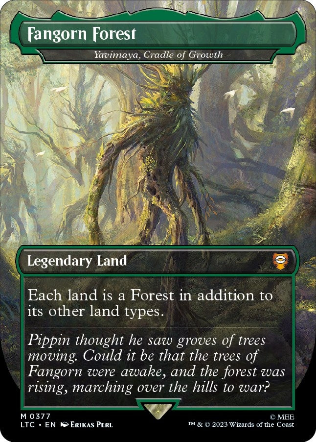 Image for Fangorn Forest - Yavimaya, Cradle of Growth (377) (The Lord of the Rings: Tales of Middle-earth) - Magic: The Gathering