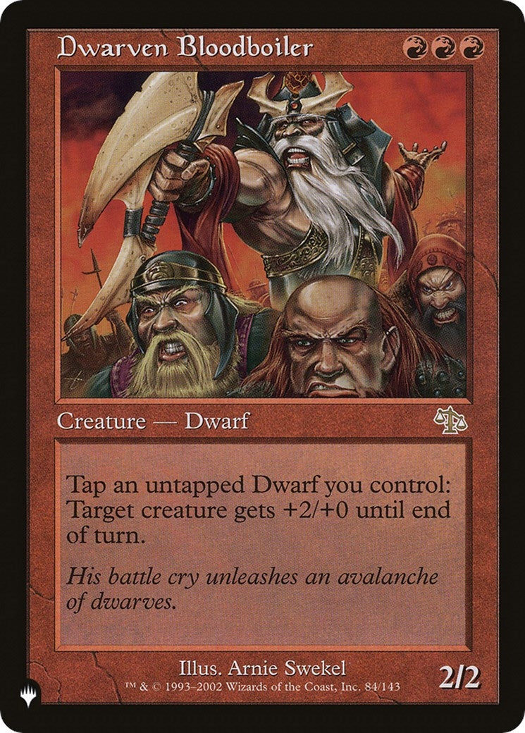 Image for Dwarven Bloodboiler (84/143) (The List Reprints) - Magic: The Gathering