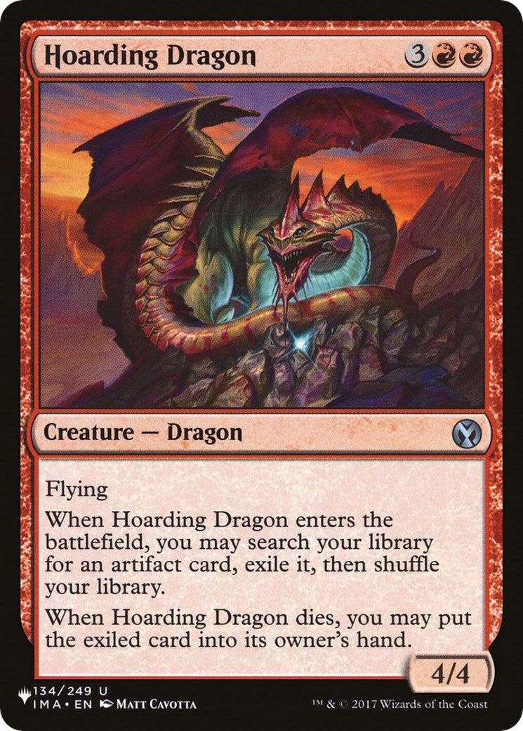 Image for Hoarding Dragon (134/249) (The List Reprints) - Magic: The Gathering
