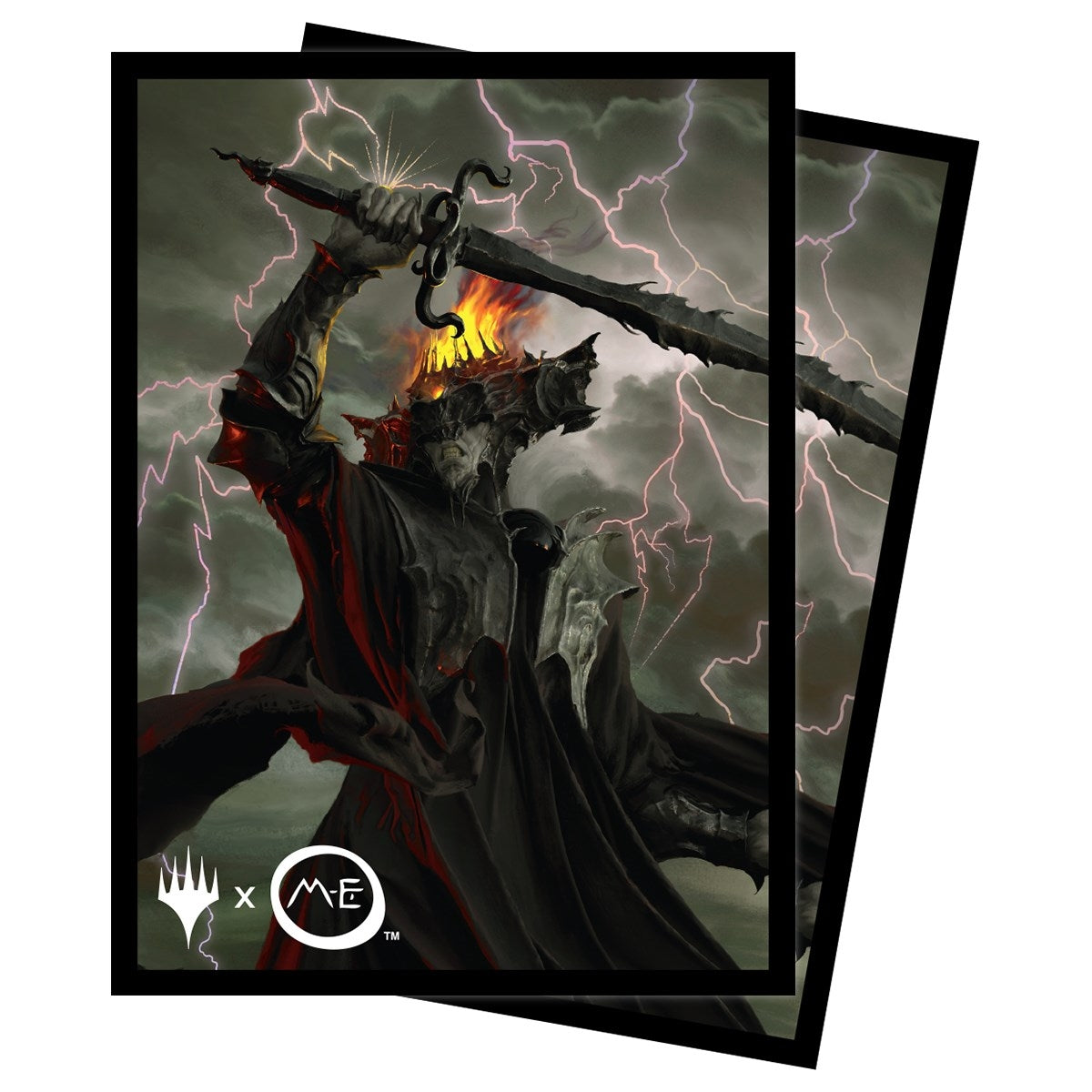 Image for The Lord of the Rings: Tales of Middle-earth Sauron (V1) Standard Deck Protector sleeves for Magic (100-pack) - Card Sleeves