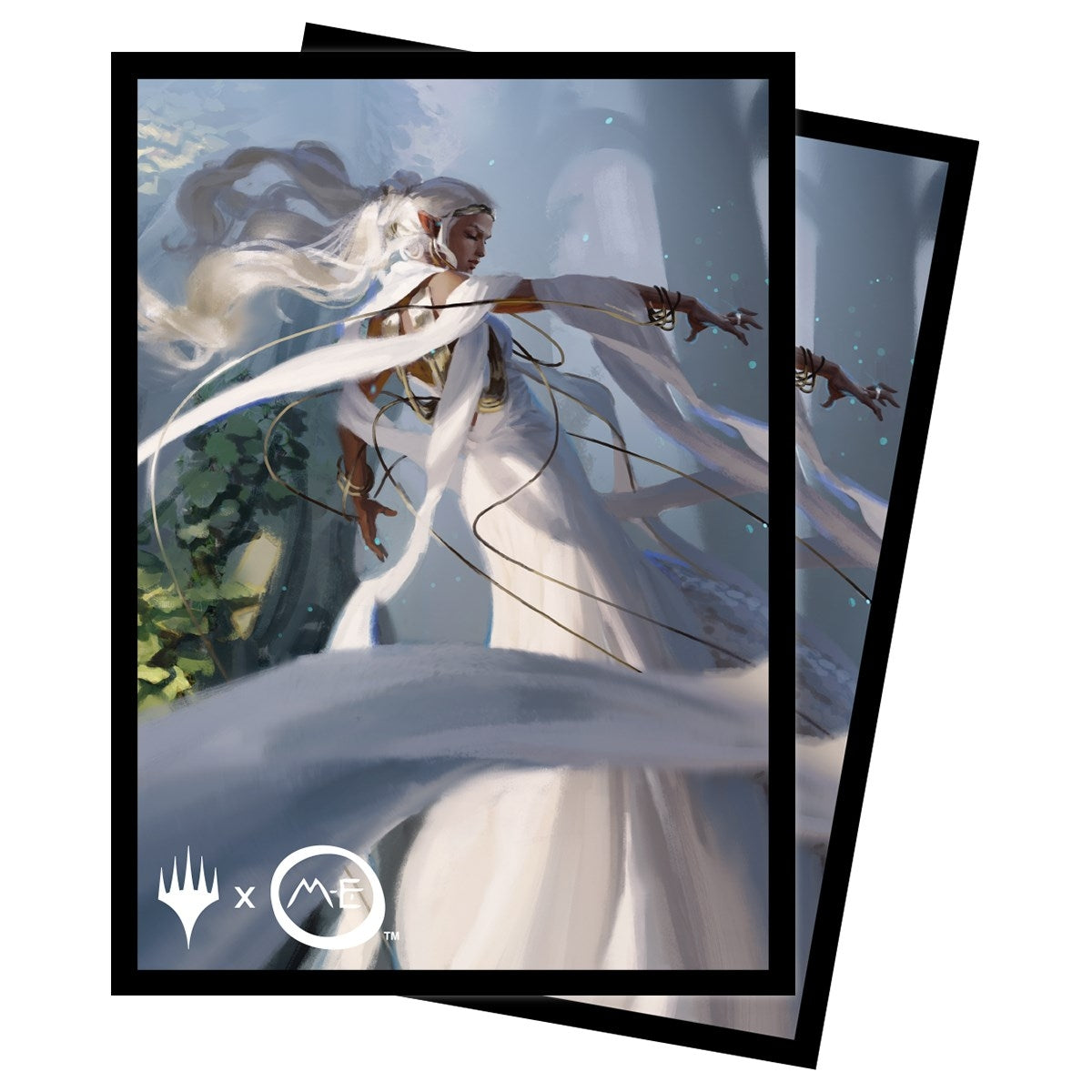 Image for The Lord of the Rings: Tales of Middle-earth Galadriel Standard Deck Protector sleeves for Magic (100-pack) - Card Sleeves