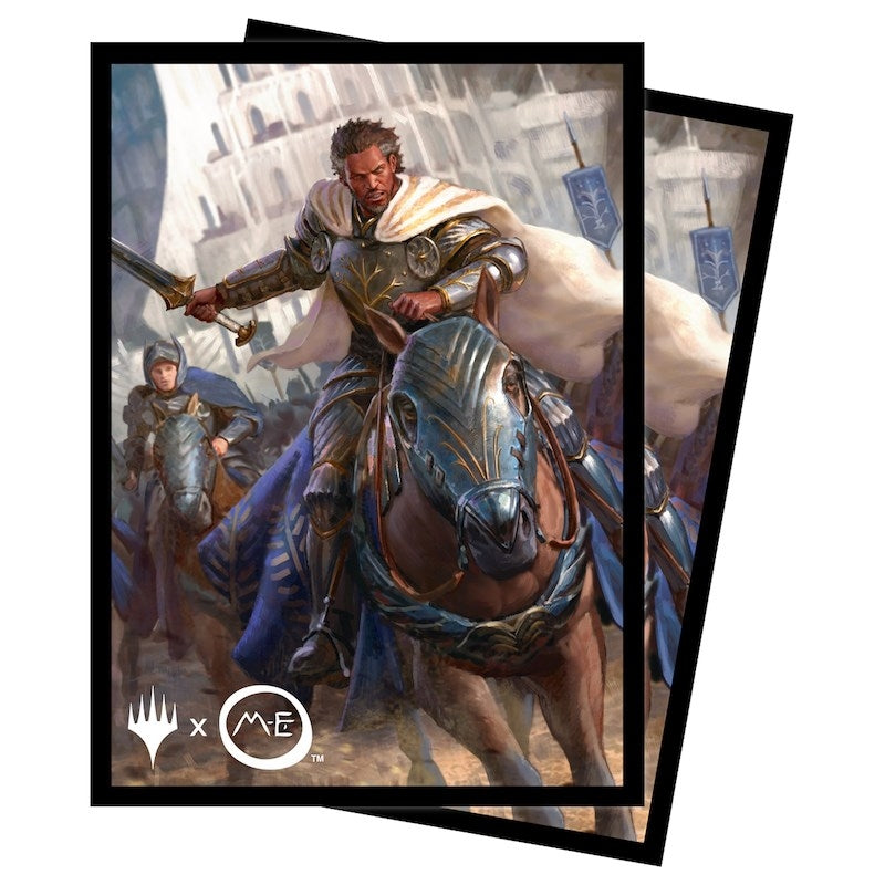 Image for The Lord of the Rings: Tales of Middle-earth Aragorn Standard Deck Protector sleeves for Magic (100-pack) - Card Sleeves