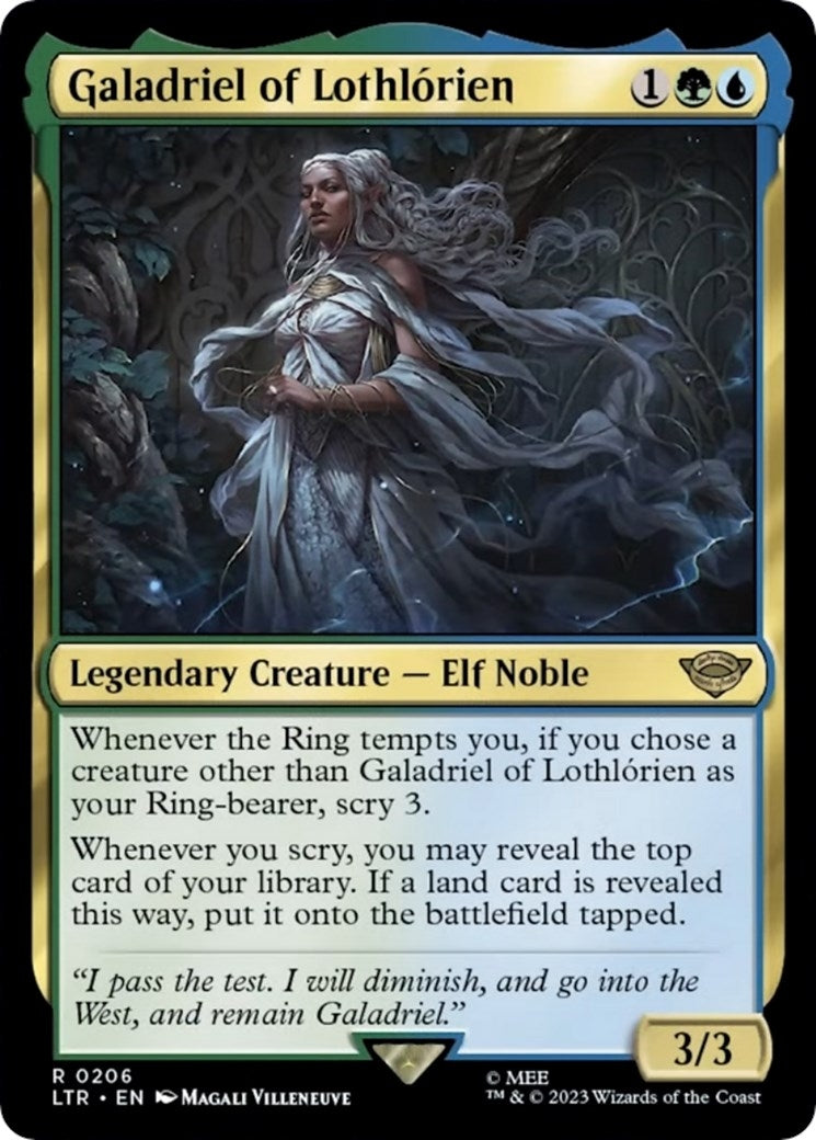 Image for Galadriel of Lothlorien (206) (Universes Beyond: The Lord of the Rings: Tales of Middle-earth) - Magic: The Gathering